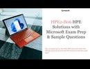HPE2-B06 HPE Solutions with Microsoft Training Questions
