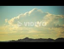 Fluffy Clouds Timelapse Over Blue Sky