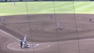 新潟産大付 多田大樹くんヒット！川口陽大くん犠打（2024年8月9日 甲子園1回戦 花咲徳栄 対 新潟産業大付）