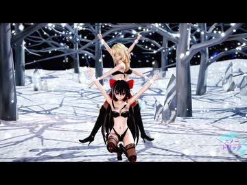 【東方MMD】霊夢・魔理沙・アリスで「スノートリック」