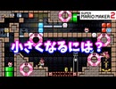 【マリオメーカー２】「チビマリオで土管に入る方法は？」
