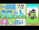 【12/30～1/5全体運勢占い】ずんだもんとめたんの一週間タロット占い【2024～2025年版】