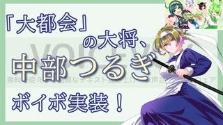 【VOICEVOX中部つるぎ実装記念】リリースされたことをお知らせする動画