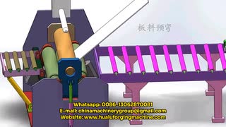 プレート圧延機 3Dアニメーション