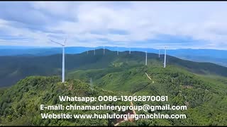 風力タービンタワー用プレート曲げ機