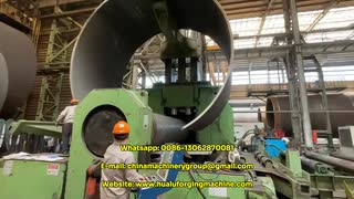 風力タワー用プレートロール機