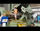 鋼板ロール曲げ加工機