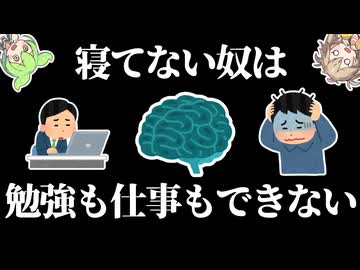 睡眠と脳の関係【ずんだもん】