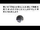 寒い の で外出 は 控えこんな 感じ で映画 を 見 て まったり する こと に し ます そして 早め に ねんね しよう