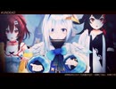 【MMDホロライブ】UNDEAD【天音かなた・戌神ころね・大神ミオ】