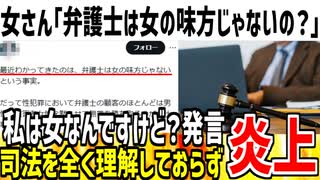 【伝説の92】ツイフェミ「弁護士は女性の味方ではないのですか？」→司法を全く理解しておらず炎上してしまう...