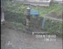 急激に水位が上昇する河川の映像【音つけて速くしてみた】