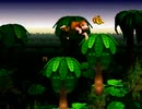 Donkey kong country 1 nadando no ar