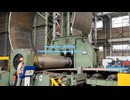 超大型ロール曲げ加工機 三本ロール