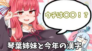 琴葉姉妹と今年の漢字