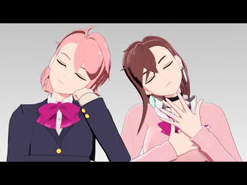 【MMD】ももちゃん＆アイラで『please please please』【ダンダダン】