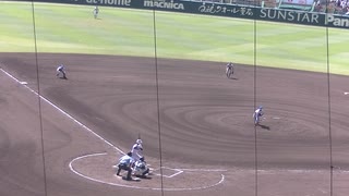 新潟産大付 多田大樹くんタイムリーヒットで勝ち越し！川口 陽大くんは空振り三振（2024年8月9日 甲子園1回戦 花咲徳栄 対 新潟産業大付）
