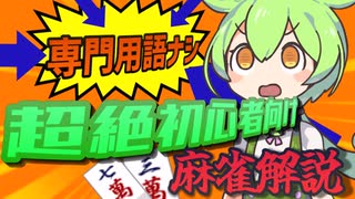【専門用語ナシ】世界一やさしい麻雀初心者向け解説【ずんだもん解説】