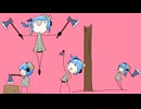 【手描きアニメ】斧すい　セリフ付きver.【ホロライブ】