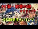 FE 新・紋章の謎　ルナ´ マップ別攻略難易度ランキング