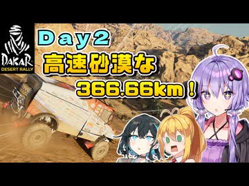 【DakarDesertRally】マキモカゆかりのDakar Rally 2020 挑戦記  Day2【VOICEROID･VOICEPEAK実況】