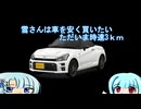 雪さんは車を安く買いたいっ！！時速3km