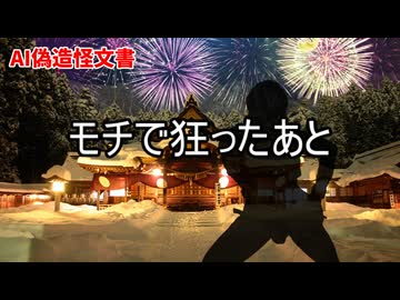 AIで拓也の偽造怪文書『モチで狂ったあと』