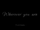 低音ボイスながら自作MVで「Wherever you are」アコギ伴奏を歌ってみました　PurpleShadow