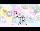 【MMD】 オノマトペテン師【ミク・テト・リン】