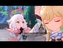 原神　雷電将軍＆風ほたちん＆ナヒーダでデイリー任務#３４０＆ストーリー。聖遺物秘境