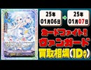 《16枚》ヴァンガ 買取相場｜01月06日～01月07日 ＜200円以上騰落＞ #ヴァンガード