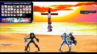 【mugen】銀河戦争（聖闘士星矢 ）タッグ戦#7： 並～強ランク