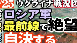 2023年7月25日ウクライナ戦況図
