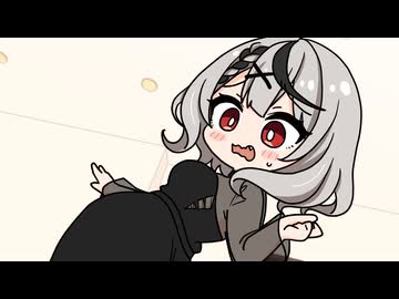 【手描き】胸がでかすぎてワンピースがさけるチーズみたいになってしまうクロヱ【沙花叉クロヱ/ホロライブ/切り抜き漫画】