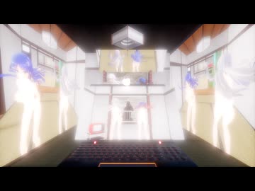 【Ray-mmd】6畳1Kの部屋でワシントンとサウスダコタがHelltaker腰振りモーションEX