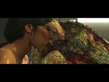 醜悪なモンスターとラブラブイチャイチャベロチューするワソ夕゛ーウーマソさん