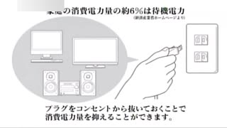 東日本大震災記録　東京電力からの節電のお願い　2011年 イラストなし編、イラストあり編