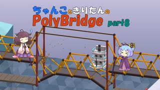 ちゃんこときりたんのPolyBridge　part8　コース3　ステージ15まで