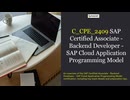 C_CPE_2409 SAP Cloud Application Programming Model Training Questions