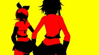 【MMD】GUMI　鏡音リン　ドーナツホール