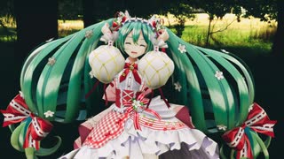 【MMD】「不沈空母式苺ミク」で「花を唄う」【sdPBR】