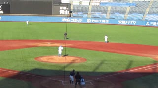 青学 中西聖輝〜4回 創価大4番からの攻撃を3人で抑えるピッチング＜明治神宮大会 決勝 青学 対 創価大 2024年11月25日＞