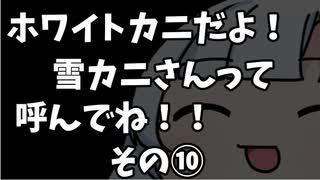 ホワイトカニだよ！雪カニさんって呼んでね！その⑩