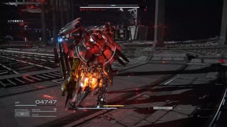 [AC6](アシストOFF,近接) エアさんと殴り合い宇宙してみた。