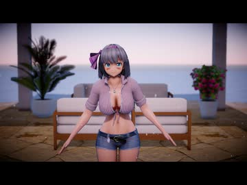 東方MMD 魂魄妖夢 ジーンズスタイル  （yaju&Uダンス）