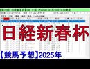 【競馬予想】2025「日経新春杯(GⅡ)」