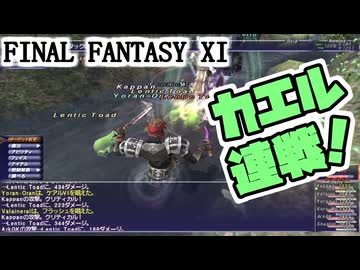 【FF11】月曜日のあれこれ、主にカエル＿＿カッパのヴァナ・ディール生活