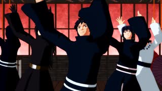 【MMDナルト】短いの２本（創設期うちは？５人/ミナト）