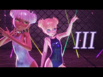 【MMD】III【ニコニ立体ちゃん】【改変】【紳士向け】