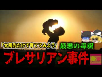 【2024年】『太陽光だけで生きる強い男になれ』一切の食事をやめ、太陽光の身で生きる「ブレサリアン」を子供に強要した父親が逮捕 禁錮10年の刑に【ゆっくり解説】